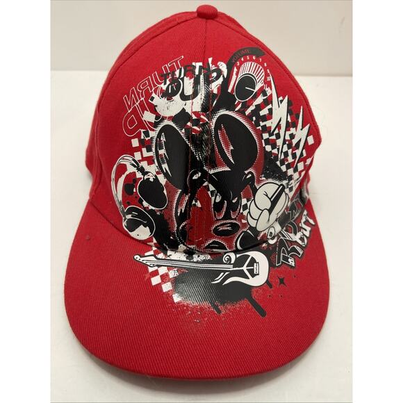 Graphic Edge Mickey Mouse Stretch Cap Disney Parks Authentic Original Hat ADULT - Picture 1 of 7
